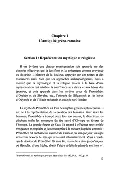 La souffrance