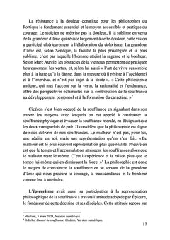La souffrance