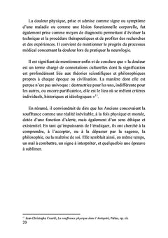 La souffrance