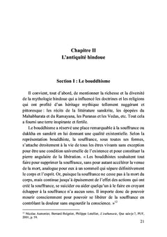 La souffrance