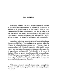 Amour, espoir, révolte