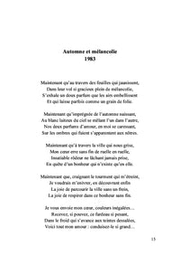 Amour, espoir, révolte