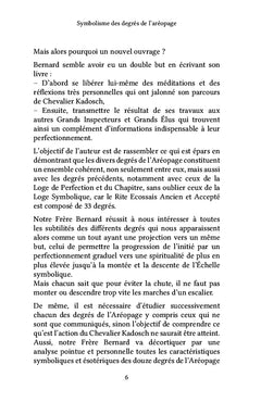 Symbolisme des degrés de l'aréopage