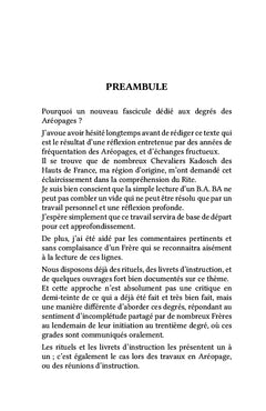 Symbolisme des degrés de l'aréopage