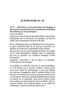Symbolisme des degrés de l'aréopage