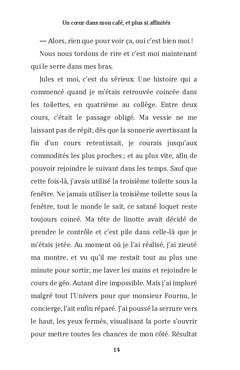 Un coeur dans mon café, et plus si affinités