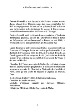 Réveillez-vous, amis chrétiens !