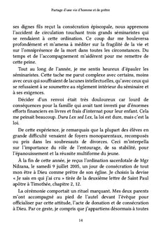 Partage d'une vie d'homme et de prêtre