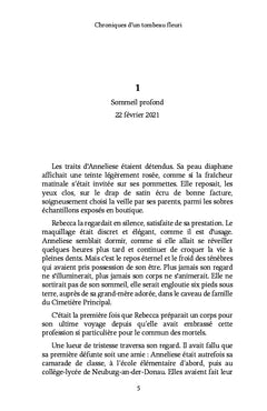 Chroniques d'un tombeau fleuri