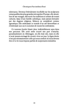 Chroniques d'un tombeau fleuri