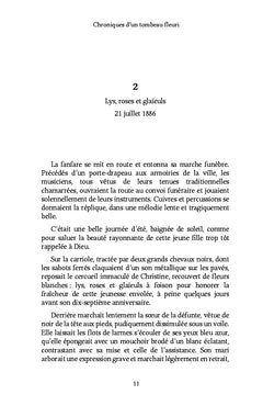 Chroniques d'un tombeau fleuri