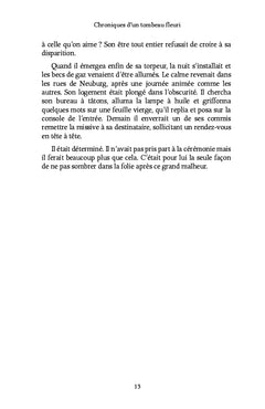 Chroniques d'un tombeau fleuri