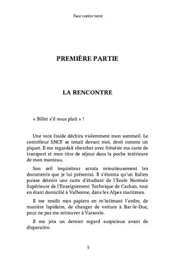 Face contre terre