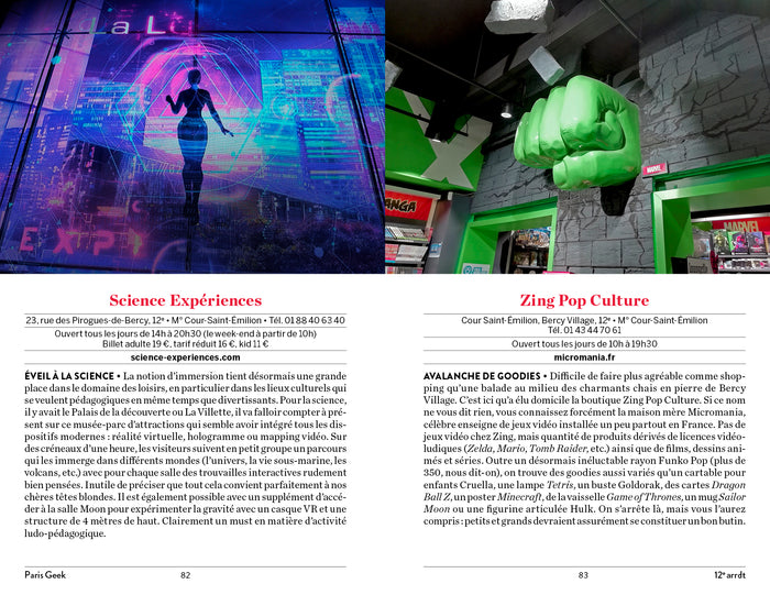 Paris Geek - 120 adresses et activités pour fans de pop culture