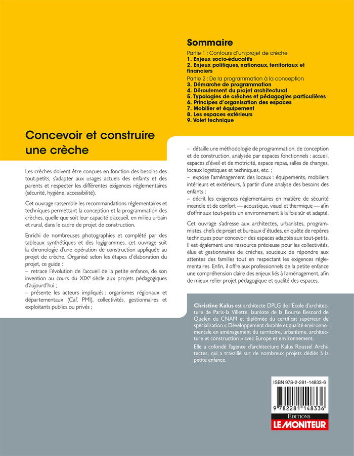 Concevoir et construire une crèche