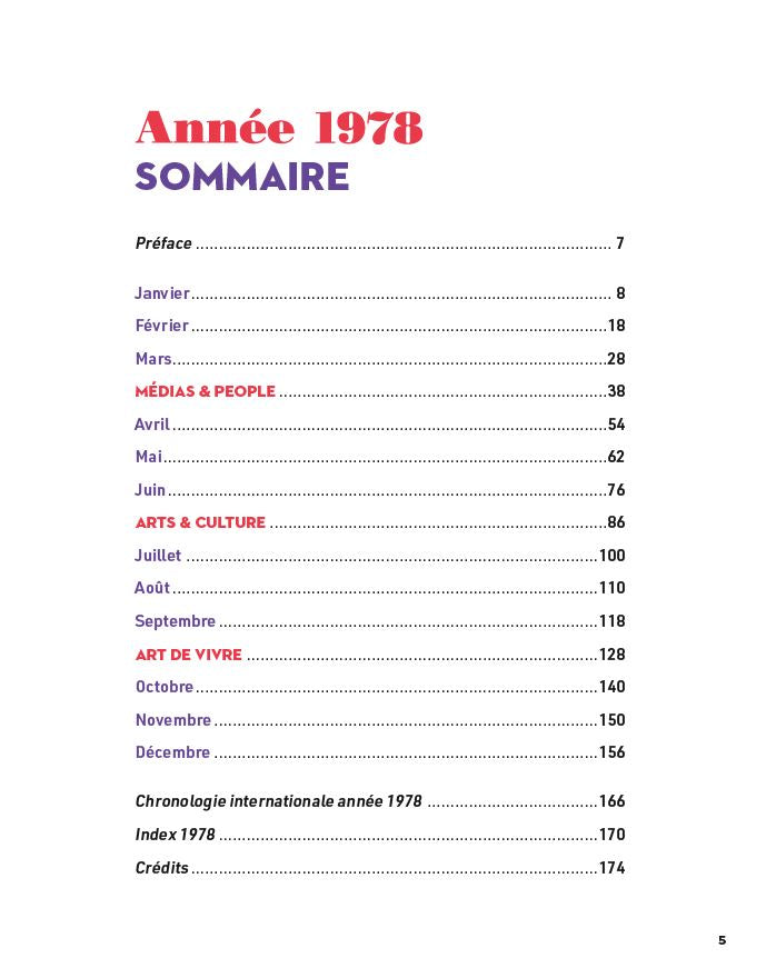 Les Années-Mémoire volume 1978