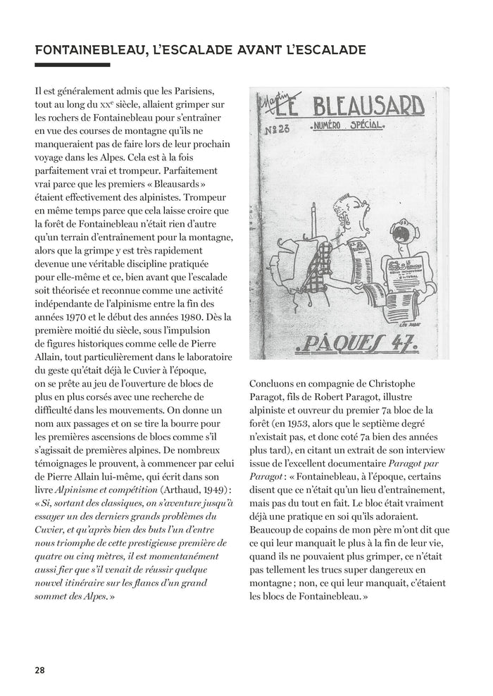 Une histoire de l'escalade