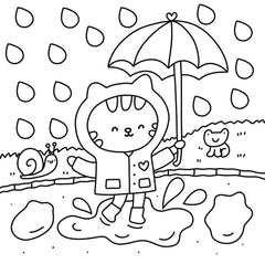 Coloriages cosy - Les petits bonheurs