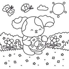 Coloriages cosy - Douceurs sucrées
