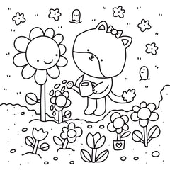 Coloriages cosy - Douce balade