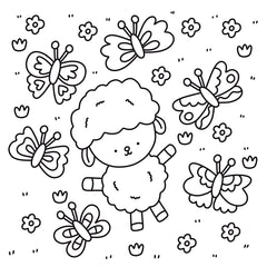 Coloriages cosy - Douce balade
