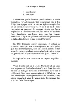 C'est si simple de manager