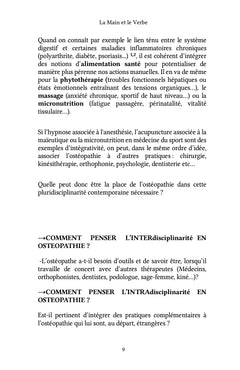 La Main et le Verbe
