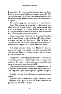 La sagesse des sauvages