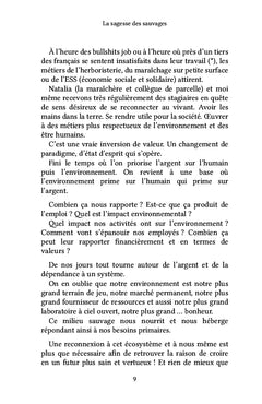 La sagesse des sauvages