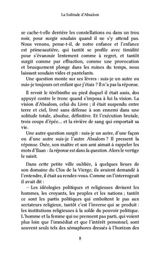 La solitude d'Absalom
