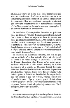 La solitude d'Absalom