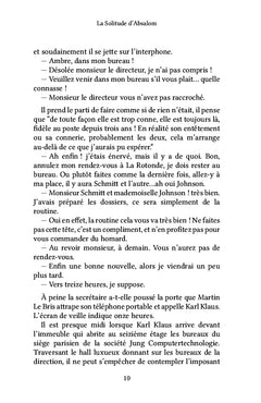 La solitude d'Absalom