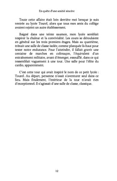 En quête d'une amitié sincère
