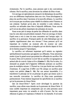 La puissance du sacrifice !