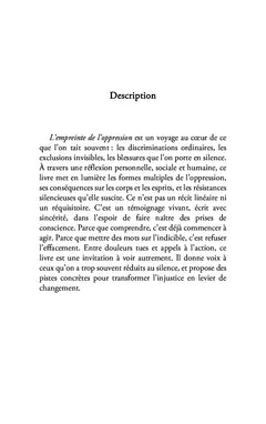 L'empreinte de l'oppression