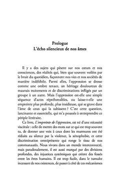 L'empreinte de l'oppression