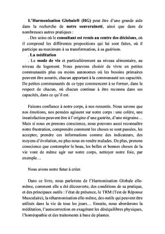 Retrouvez votre souveraineté avec l'Harmonisation Globale®