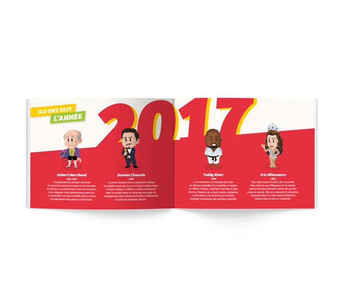 Je suis né en 2017. Et quelle année !