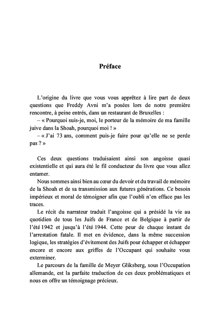 Je suis le porteur de mémoires