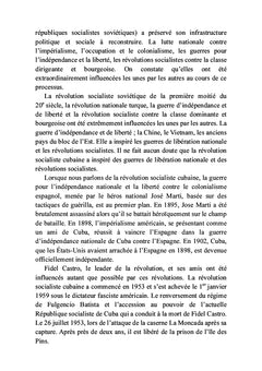La révolution socialiste de Cuba