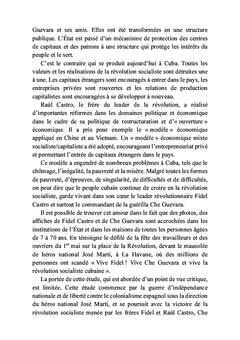La révolution socialiste de Cuba