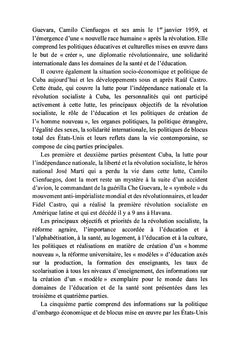 La révolution socialiste de Cuba