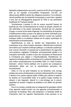 Échec des politiques du handicap en France