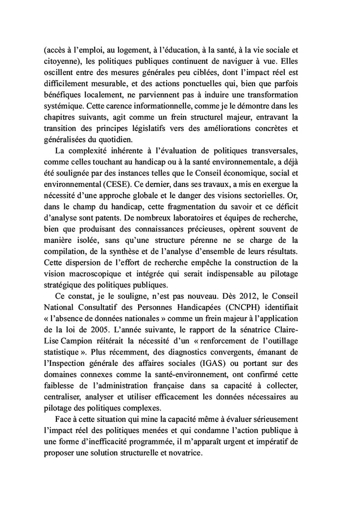 Échec des politiques du handicap en France