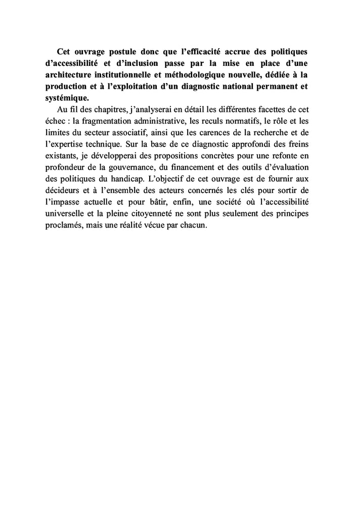 Échec des politiques du handicap en France