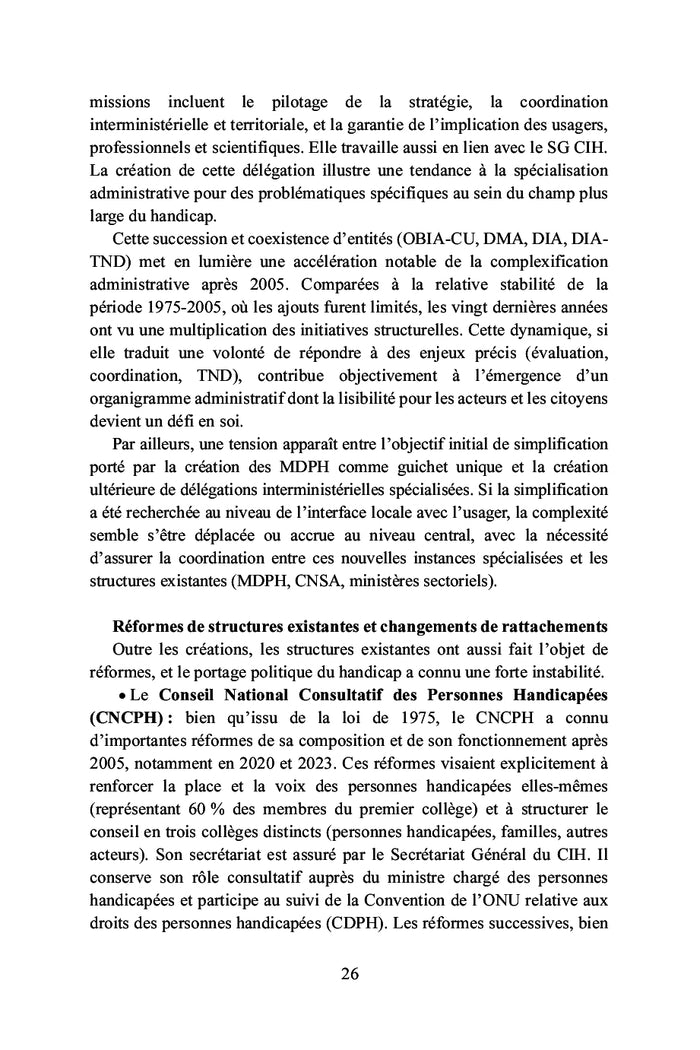 Échec des politiques du handicap en France