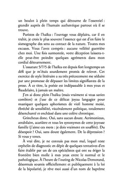 Plein l'haïku