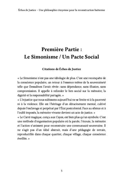 Échos de Justice - Une philosophie citoyenne pour la reconstruction haïtienne