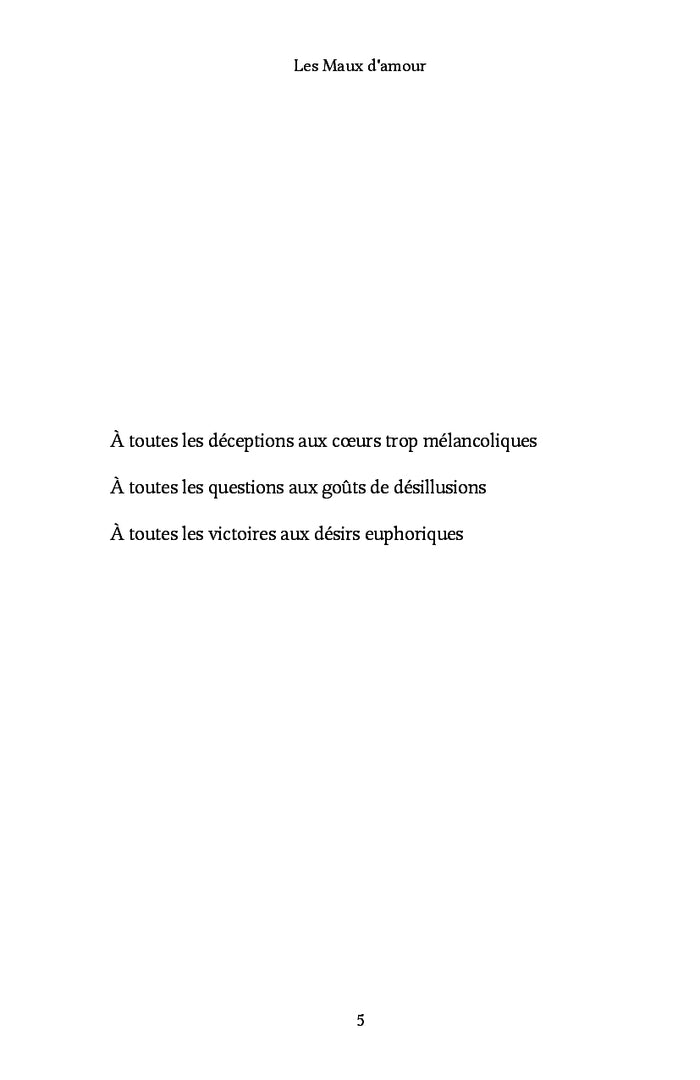 Les Maux d'amour