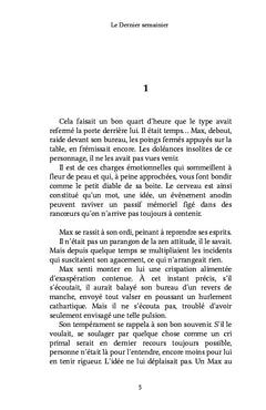 Le Dernier semainier